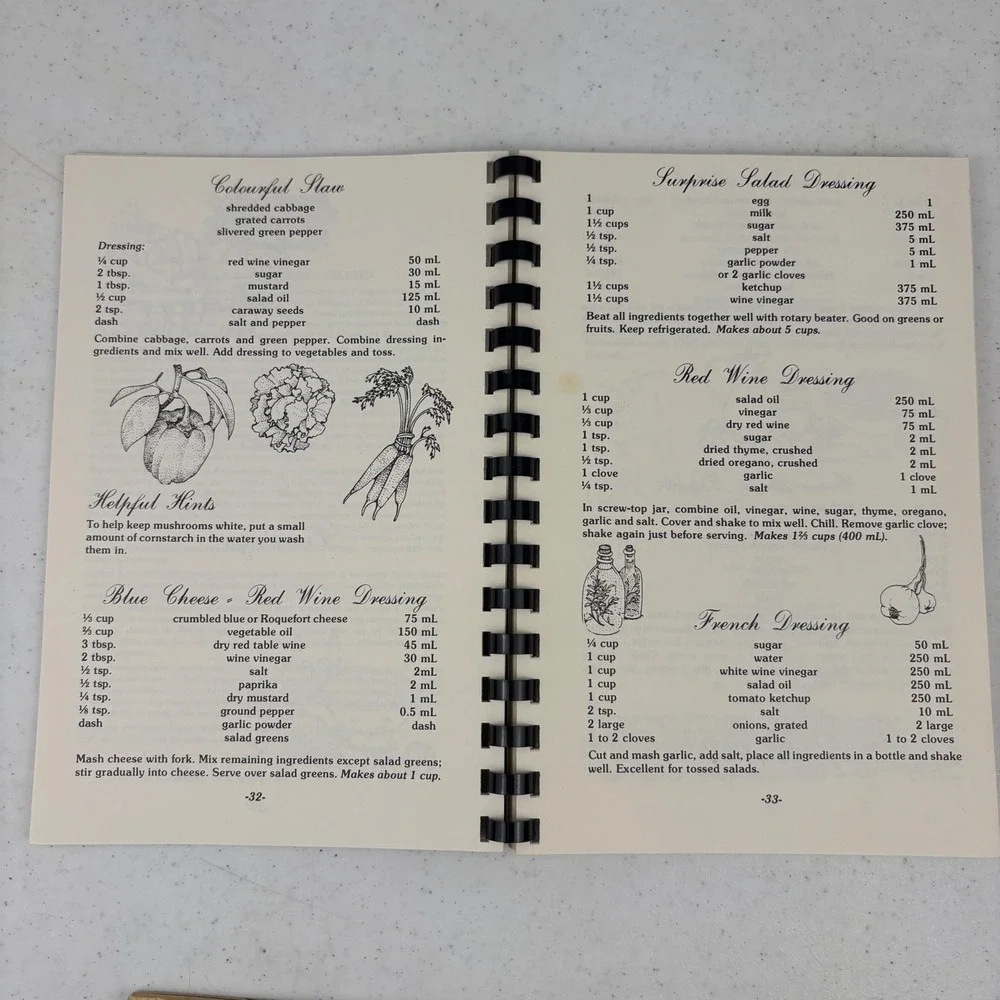 Experience‎ a Taste of Wine Grape & Wine Recipes Cookbook Ontario 1985 Vintage